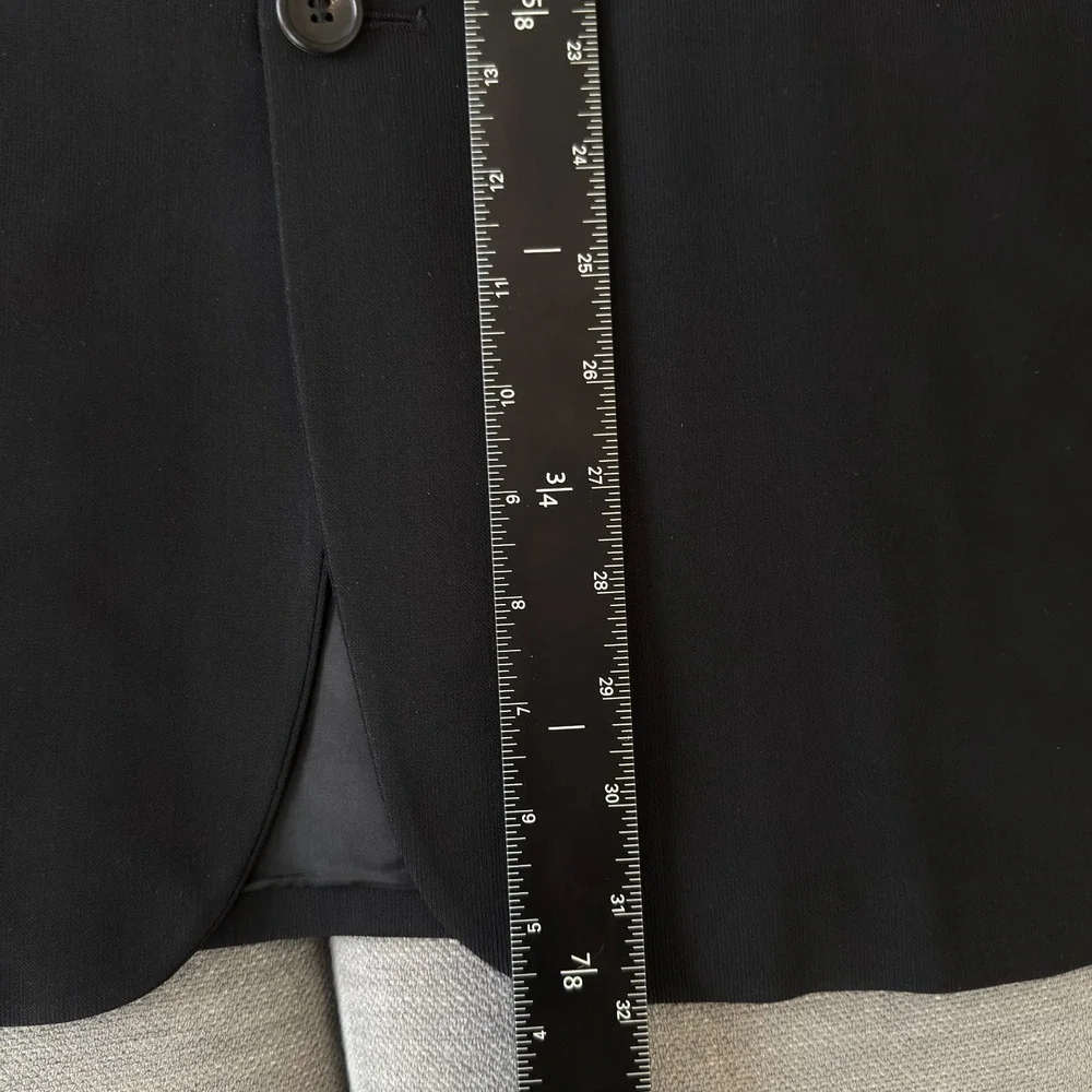 Hugo Boss Einstein Blazer 44L Black Wool Suit Jacket Made in‎ USA Classic 3Btn